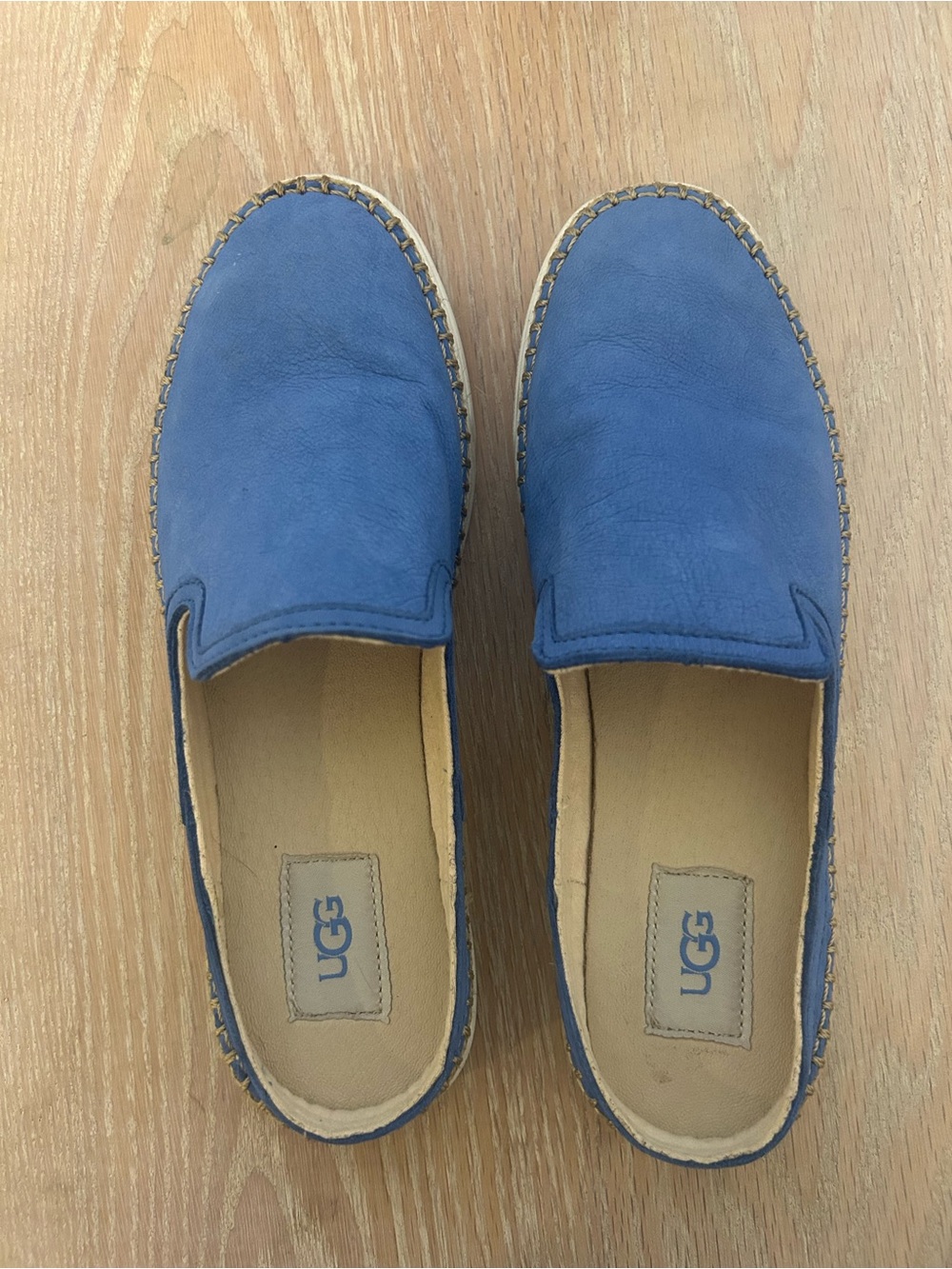 UGG Women’s Blue Slip-On Loafers